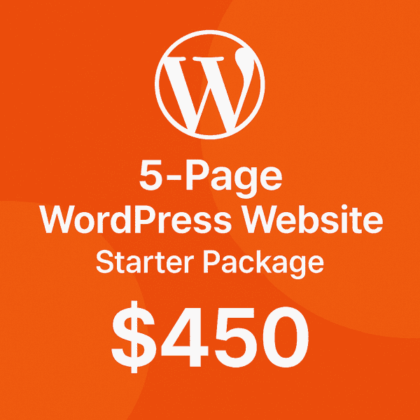 5-Page WordPress Website Starter Package