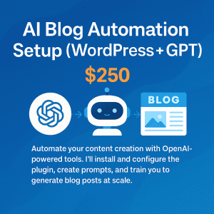 AI Blog Automation Setup