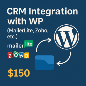 CRM Integration with WordPress