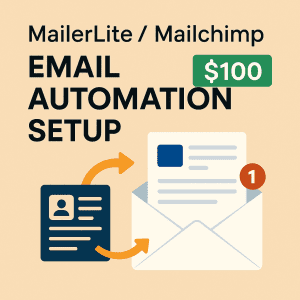 MailerLite or Mailchimp Email Automation