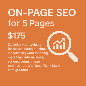 On Page SEO
