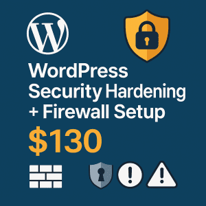 WordPress Security Hardening and Firewall Setup